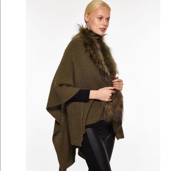 Linda Richards Jackets & Blazers - Linda Richards Fur Cape